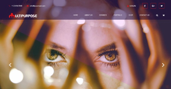 Multipurpose Fully Responsive Website HTML Free Template with CTA