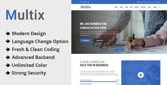 Multix v3.2.0 – Multipurpose Website CMS with Codeigniter PHP Script