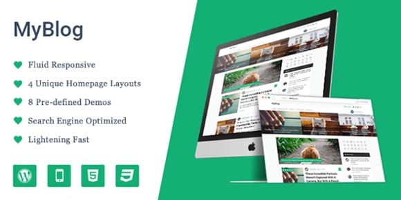 MyBlog MyThemeShop – Professional WordPress Theme
