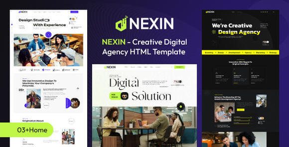 Nexin – Digital Agency HTML Template