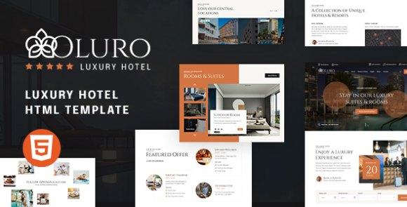 OLURO – Luxury Hotel HTML5 Template