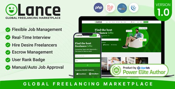 Olance v1.0 Nulled – Global Freelancing Marketplace PHP Script