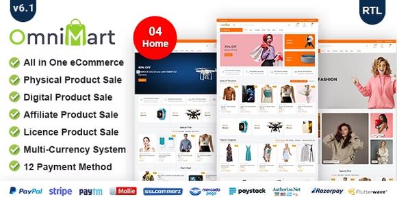 OmniMart v6.1 Nulled – eCommerce CMS | Laravel eCommerce Script