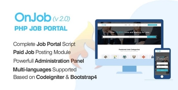 OnJob v2.2 – PHP Job Portal Application – PHP Script