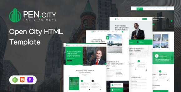 OpenCity – Political and Government HTML Template