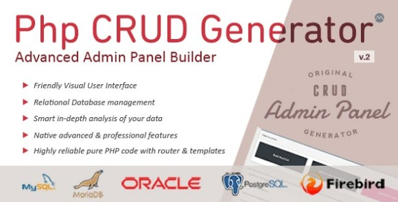 PHP CRUD Generator v2.3.1 Nulled Script