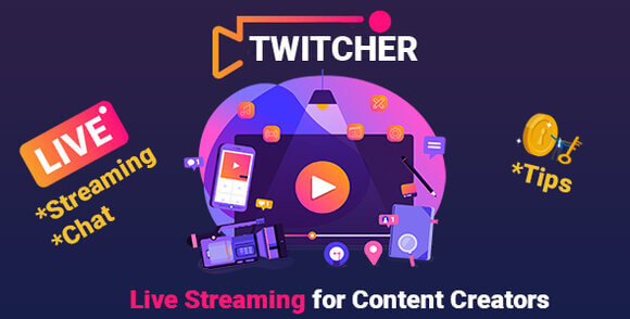 PHP Twitcher v1.3 – Live Video Streaming SaaS Platform for Content Creators Script