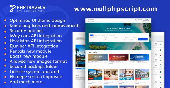PHPTRAVELS v9.0 Nulled – Complete Booking Web Application