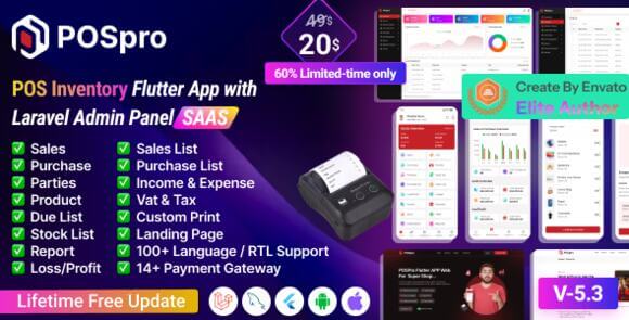 POS Pro v6.1 Nulled – Advanced POS & Inventory Management System | POS SaaS Solution