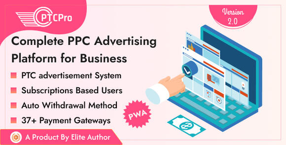 PTC Pro v2.0 Nulled – Complete PPC Advertising Platform for Business Script