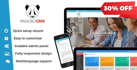 Pandao CMS Pro 4 – Fully Responsive Content Management System Nulled