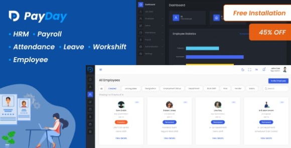 PayDay v1.6 – HRM Solutions PHP Script Free