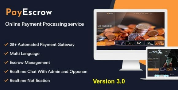 PayEscrow v3.1.2 Nulled – Online Payment Processing Service PHP Script