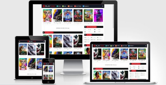 Play Cine Blogger Template FREE