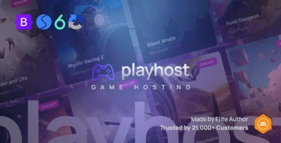 Playhost v1.0.0 – Game Hosting Server Website Template