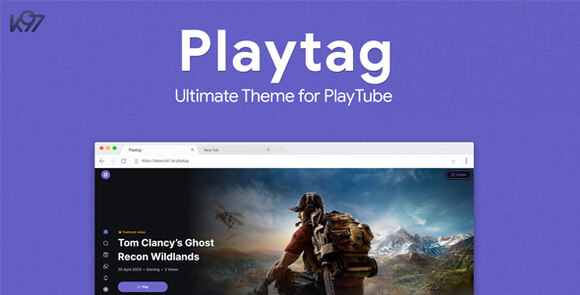 Playtag v1.0.6 – The Ultimate PlayTube Theme