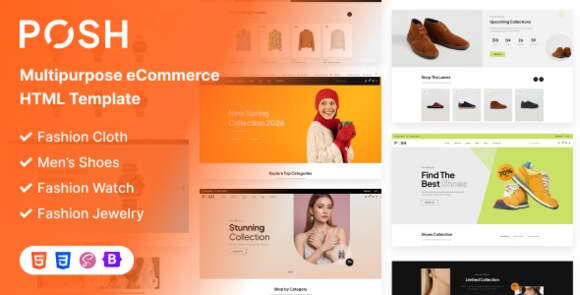 Posh – eCommerce HTML Template