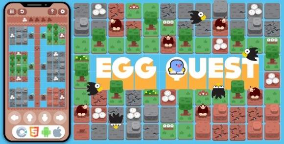 Premium Game – EggQuest HTML5 , Construct 3 Source
