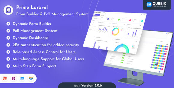 Prime Laravel v3.0.5 Nulled – Form Builder & Poll Management System PHP Script