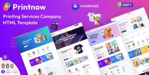 Printnow – Printing Services Company HTML Template