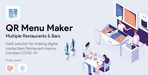 QR Menu Maker v4.0 – SaaS – Contactless QR Restaurant Menus PHP Script