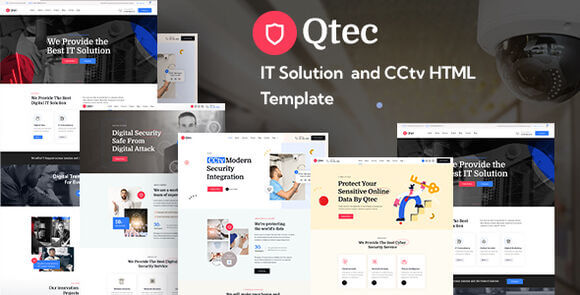 Qtec – CCTV & Security HTML Template