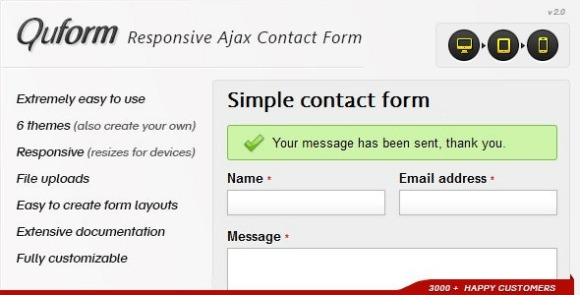 Quform v2.5.2 – Responsive Ajax Contact Form Script
