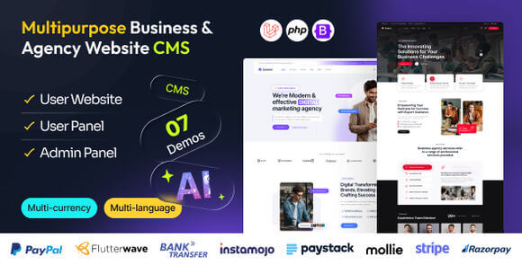 Quland v1.0 – Multipurpose Business and Agency Laravel Website CMS Script