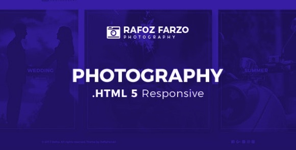 Rafoz v1.0 – Photography HTML Template Free