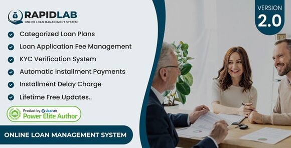 RapidLab v2.0 Nulled – Online Loan Management System PHP Script