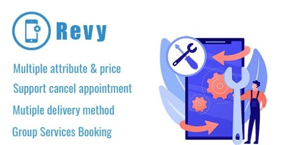 Revy v1.7 – WordPress Booking System for Repair Service Industries Plugin