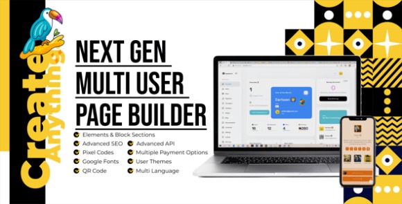 Rio Pages v2.5 Nulled – Next Gen Multi User Page Builder PHP Script