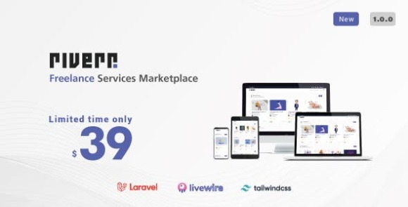 Riverr v1.0 – Freelance Services Marketplace PHP Script