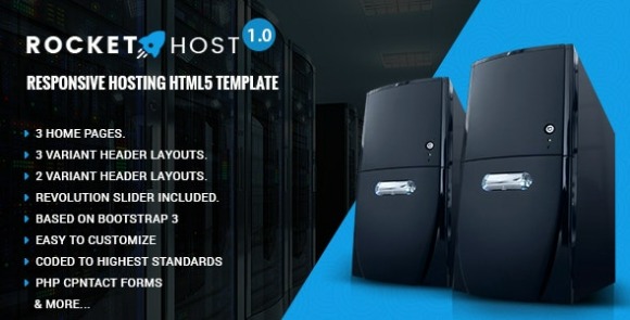 Rocket Host v1.0 – Responsive Web Hosting HTML Template Free