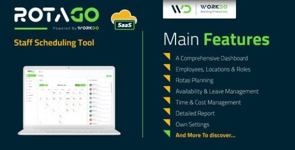 RotaGo SaaS v5.1.0 – Staff Scheduling Tool PHP Script