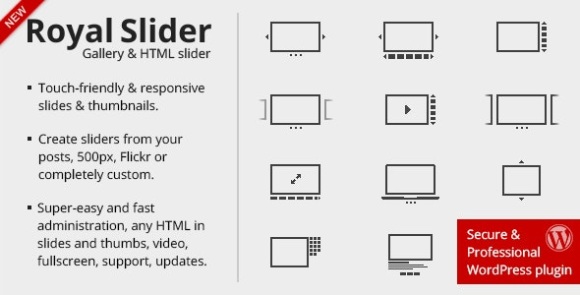 RoyalSlider v3.4.2 – Touch Content Slider for WordPress Plugin