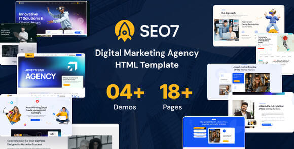 SEO7 – SEO & Digital Marketing Agency HTML Template