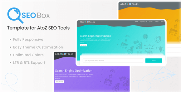 SEOBox v1.0 – Template for AtoZ SEO Tools