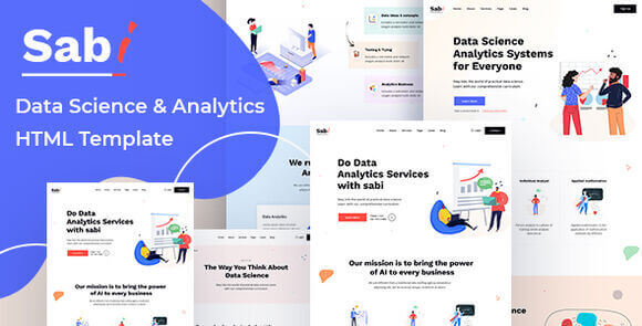 Sabi – Digital Data Science HTML Template