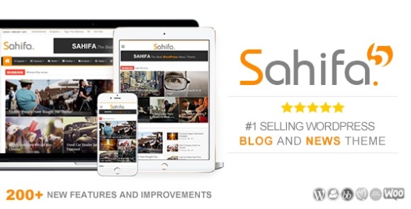 Sahifa v5.8.0 – Responsive WordPress News, Magazine, Blog Theme Free