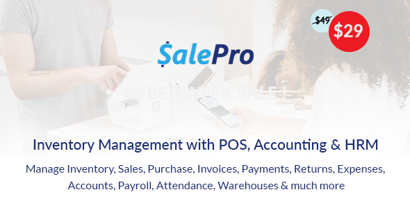 SalePro v3.6.6 Nulled – Inventory Management System with POS, HRM, Accounting Script
