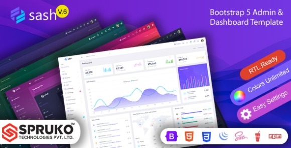 Sash v12 – Bootstrap 5 Admin & Dashboard Template Free
