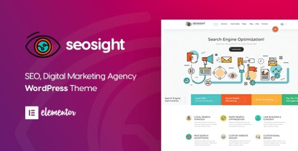 Seosight v5.15 Nulled – Digital Marketing Agency WordPress Theme