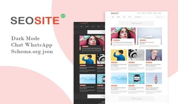 Seosite v1.2 (Premium) SEO Friendly Responsive Blogger Template