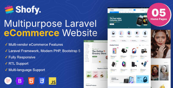Shofy v1.3.8 Nulled – eCommerce & Multivendor Marketplace Laravel Platform Script