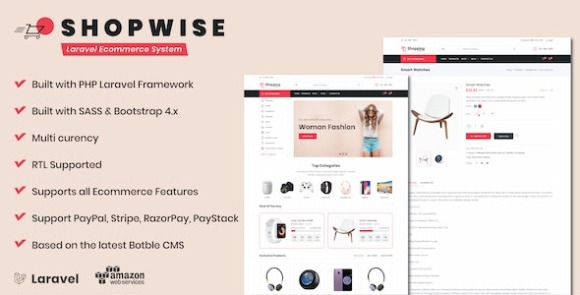 Shopwise v1.25.0 Nulled – Laravel Ecommerce System Nulled Script