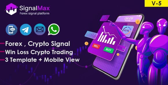 SignalMax v5.0 – Trading & Forex , Crypto Signal Notifier Subscription based Platform Script
