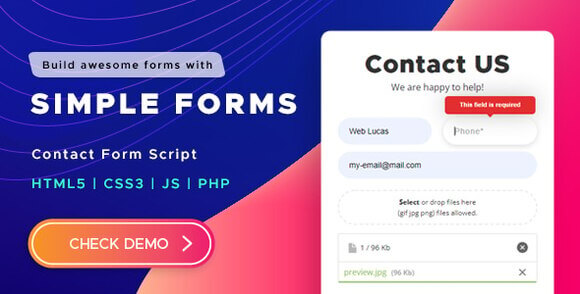 Simple Forms v3.2.0 – Contact Form Script