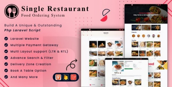 Single Restaurant v9.3 Nulled – Laravel Website & Admin Panel PHP Script