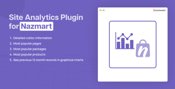 Site Analytics Plugin (08 Sep 2025) – Nazmart Multi-Tenancy eCommerce Platform (SAAS) – Addon
